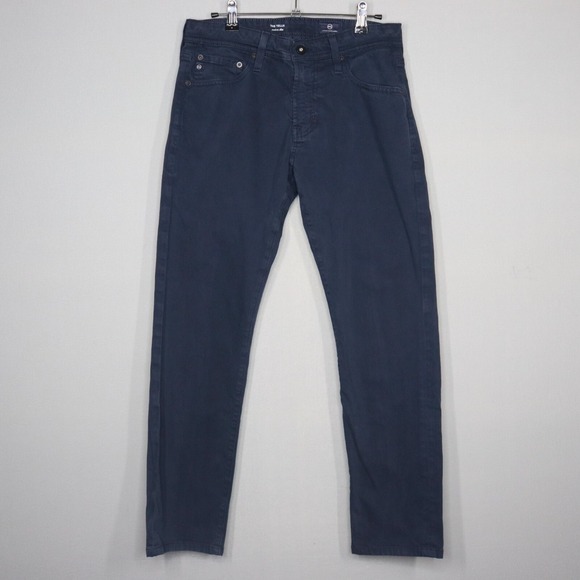 AG Adriano Goldschmeid Pants The Tellis Modern Slim Navy Blue 29x34 Casual *READ - Picture 1 of 9